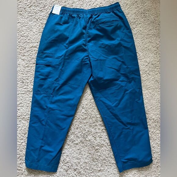 Jordan Nike Air Cargo Pants Woven Straight Leg Teal - Picture 10 of 13